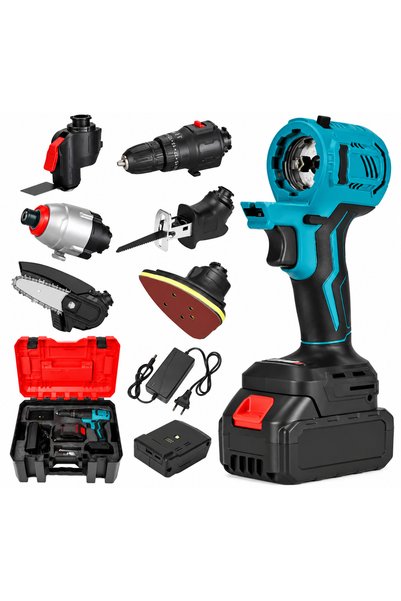 Tonely Star Set Bormașină Electrică TONELY cu Acumulator, Multifuncțională 5 ...