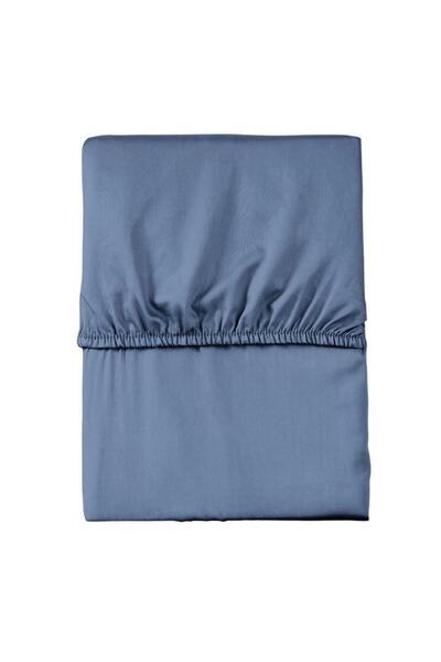Detexpol Cearceaf de pat Detexpol, 180x200cm, micromatase, albastru, cu elast...