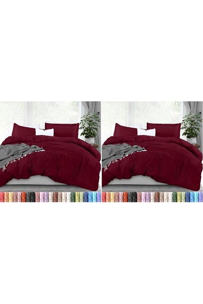 Utopia Bedding طقم غطاء لحاف مقاس كوين - غطاء لحاف واحد مع 2 غطاء وسادة - 3 ق...