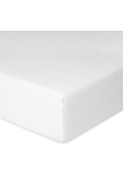 Matex Cearsaf frotte cu elastic, Premium, alb, 90x190/200x30 cm, 180 g/m²