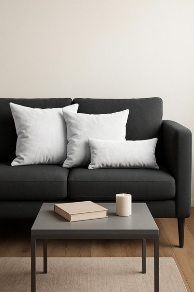 Gauze Fabric Design Velvet Series Optical White Throw Pillow, Pillow Cover