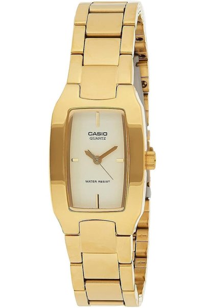 Casio ساعة يد نسائية بتصميم أنيق وشاشة تناظرية كوارتز طراز LTP-1165A-1C2DF