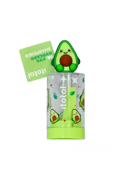 ITOTAL Ξύστρα Fancy i-Total Fresh Market Barrel Διάφανη Ava Avocado XL2687I