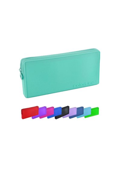 Office Box Κασετίνα Σιλικόνης Επίπεδη Colorline 58711 (τυχαίο χρώμα)