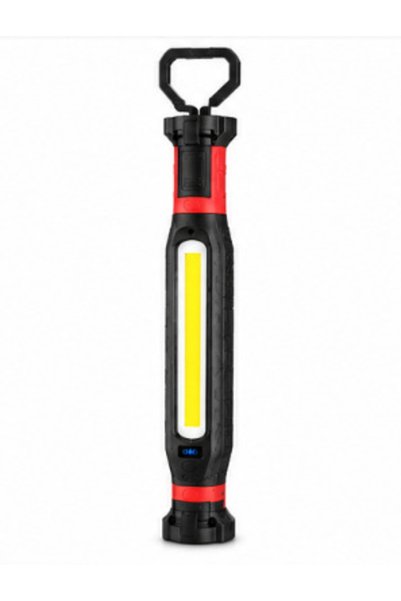 MİKİ Lampă de lucru LED COB subțire COBA CB 8905 cu magnet dublu și cârlige r...