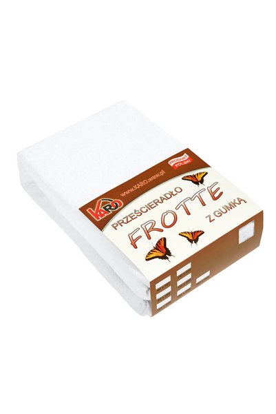 Karo Cearsaf frotte cu elastic 140x200 alb 200g/m2