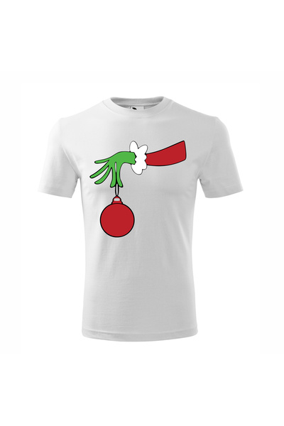 Malfini Tricou personalizat, Grinch # 99, Bumbac 100%, Alb, Barbat, Marime XL