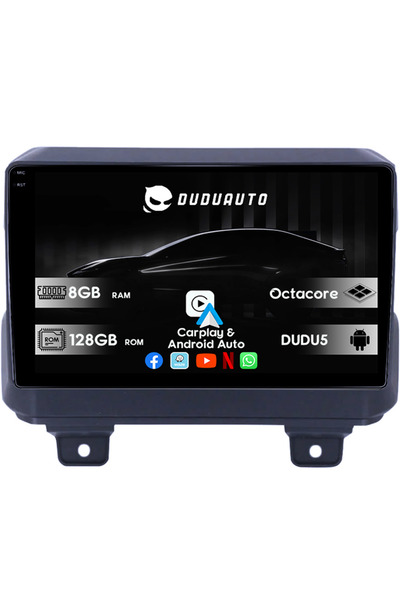 DUDU Ειδικό σύστημα πλοήγησης για Jeep Wrangler 2018-2019, DUDU3, 4GB RAM 64G...