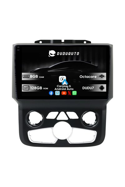DUDU Ειδικό σύστημα πλοήγησης Dodge Ram 2013-2019 Clima DUDU3, 4GB RAM 64GB R...