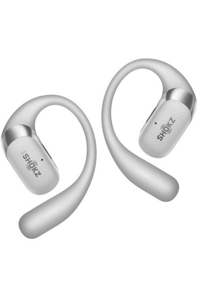 Shokz Casti open-ear OpenFit 2+, Dolby Audio, Bluetooth, microfoane duale pen...