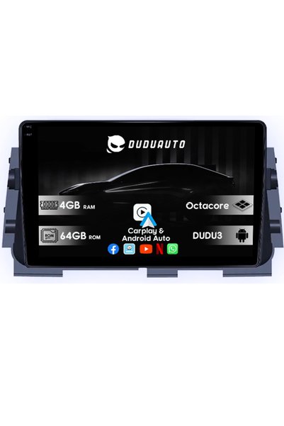DUDU Ειδικό σύστημα πλοήγησης Nissan Kicks Micra P15 2016-2020, DUDU3, 4GB RA...