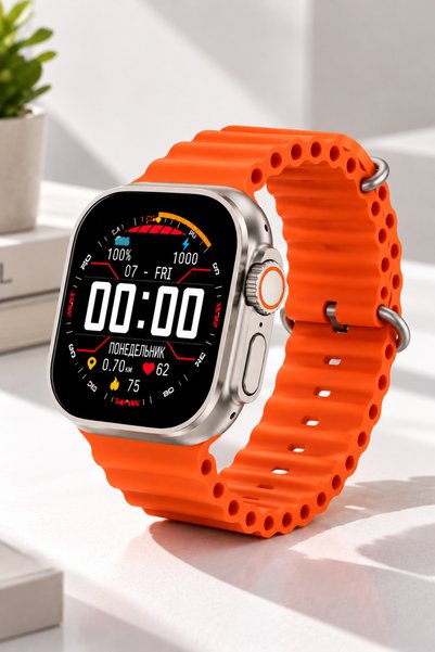 Aromaesc Ultra Smart Watch - 49mm Bluetooth Smartwatch with Multiple Straps, ...