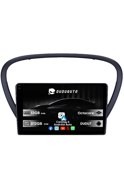 DUDU Ειδικό σύστημα πλοήγησης Peugeot 607 2004-2010, DUDU3, 4GB RAM 64GB ROM,...