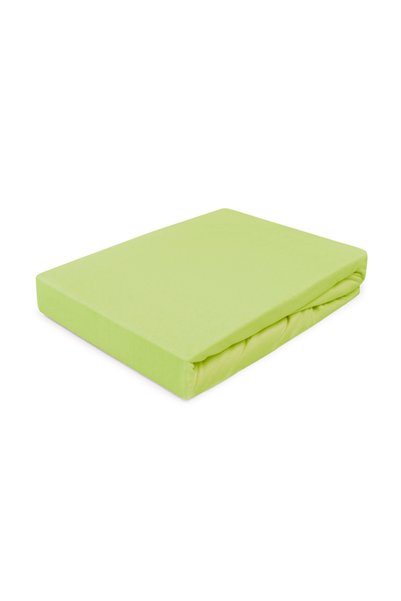 Darymex Cearceaf din jerseu cu elastic Darymex, 140x200 cm, 130g/m2, Verde de...