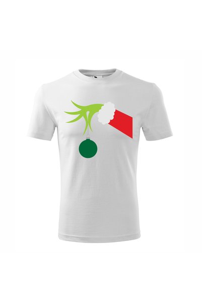 Malfini Tricou personalizat, Grinch # 69, Bumbac 100%, Alb, Barbat, Marime 4XL