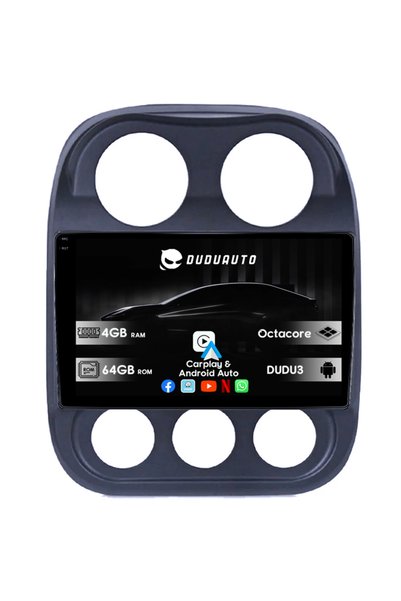 DUDU Dedicated navigation Jeep Compass Patriot 2010-2016, DUDU3, 4GB RAM 64GB...