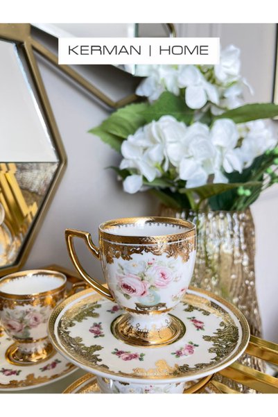 BOZBEYLER Royking hürrem afet-i devran 6-piece coffee cup set hkr 001
