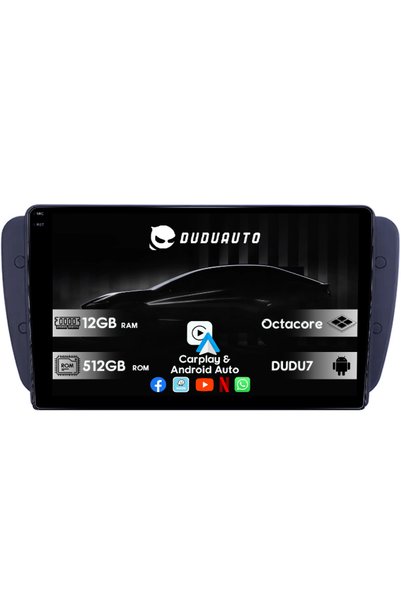 DUDU Σύστημα πλοήγησης για Seat Ibiza 2009-2013, DUDU3, 4GB RAM 64GB ROM, Oct...