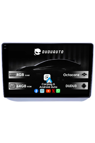 DUDU Ειδικό σύστημα πλοήγησης για Skoda Fabia 2007-2014, DUDU3, 4GB RAM 64GB ...