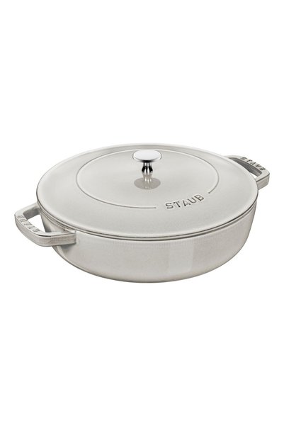 STAUB Chistera casserole dish, cast iron, 28 cm, White Truffle -