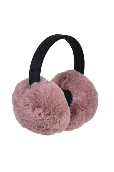OEM Aparatori urechi dama , blana roz, bentita neagra, multicolor