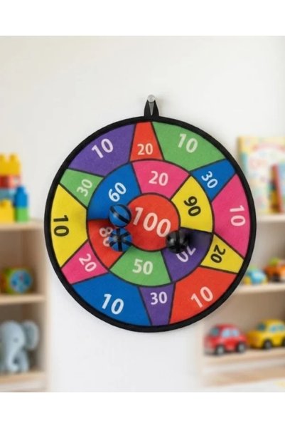 plentiful Plentifuleducational Dart Game Safe Velcro Target Board Set for Kids