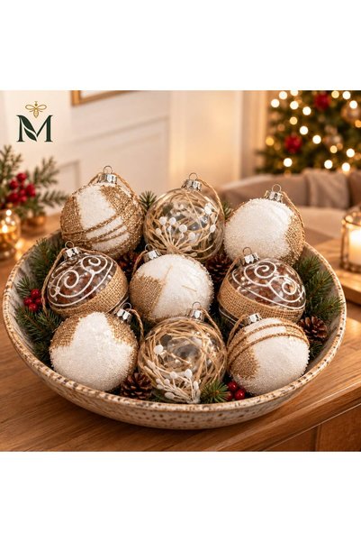 MLN HOME Set of 9 decorative globes The magic of the holidays, at your home!
