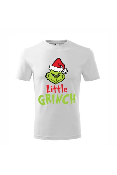Malfini Tricou personalizat, Grinch # 57, Bumbac 100%, Alb, Barbat, Marime L