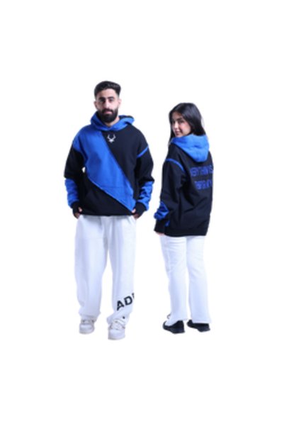 Adax Qatar Hoodie - Blue and Black