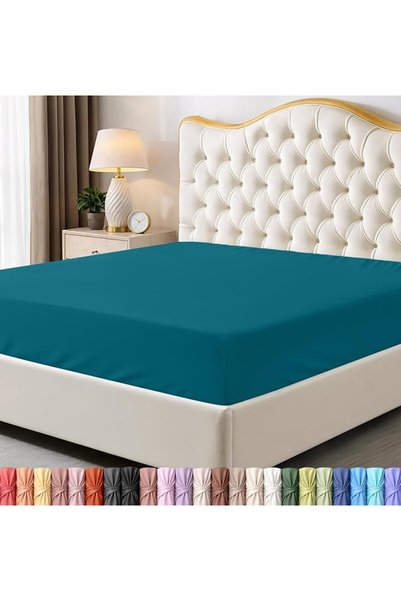 Utopia Bedding ملاءة سرير كينج - ملاءة سفلية - جيوب عميقة - مصنوعة من الألياف...
