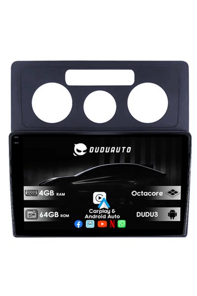 Universal Σύστημα πλοήγησης VW Caddy 3 2004-2014 DUDU3, 4GB RAM 64GB ROM, Oct...