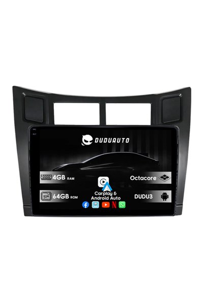 DUDU Ειδικό σύστημα πλοήγησης Toyota Yaris/Vizi 2005-2012, DUDU3, 4GB RAM 64G...
