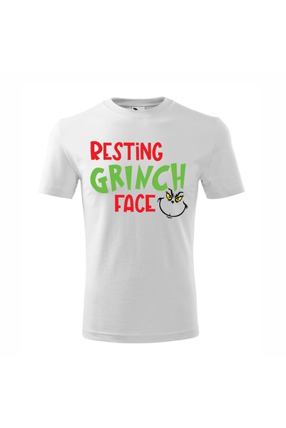 Malfini Tricou personalizat, Grinch # 67, Bumbac 100%, Alb, Barbat, Marime 4XL