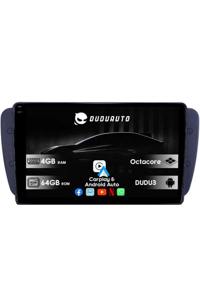 DUDU Σύστημα πλοήγησης για Seat Ibiza 2009-2013, DUDU3, 4GB RAM 64GB ROM, Oct...
