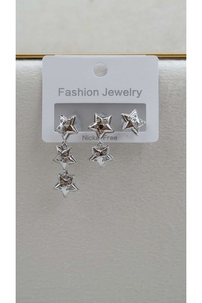 Jerie Star Figure 3-Piece Earring Set