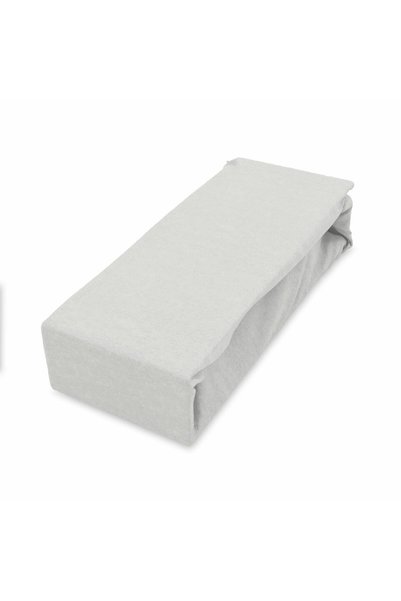 Faro Cearceaf de pat cu elastic, Faro, 90x200cm, bumbac, gri