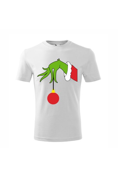 Malfini Tricou personalizat, Grinch # 142, Bumbac 100%, Alb, Barbat, Marime 2XL