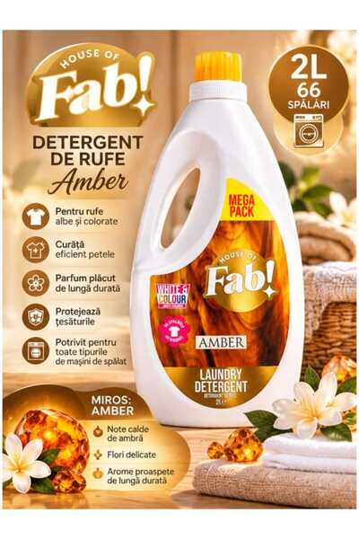 FAB Detergent de rufe Fab! Chihlimbar 2L