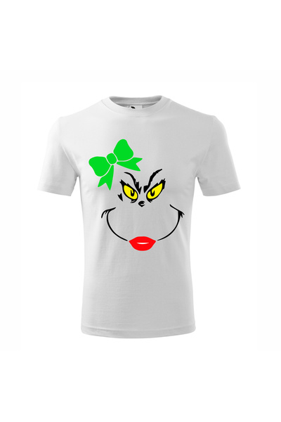 Malfini Tricou personalizat, Grinch # 207, Bumbac 100%, Alb, Barbat, Marime 2XL