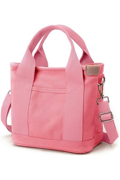 GENERAL Small Tote Bag with Zipper Tote Bag for Women Canvas Crossbody Bag Sh...