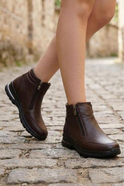 PİSAGOR Ps-2004 Γυναικείες Ορθοπεδικές Casual Μπότες από Γνήσιο Δέρμα