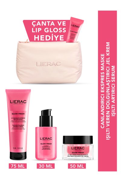Lierac Glow Fresh Rutin Seti 2- Jel Yüz Kremi + Yüz Serumu + Dudak Parlatıcıs...