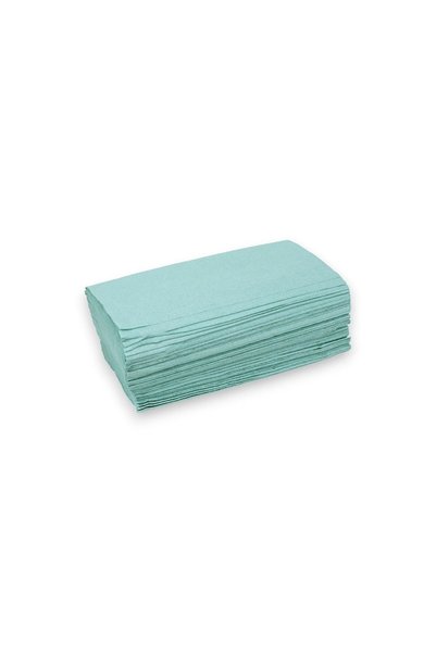OEM Prosoape de Hârtie V-Fold Verzi, 25 × 22 CM – 190 buc/set | VV190