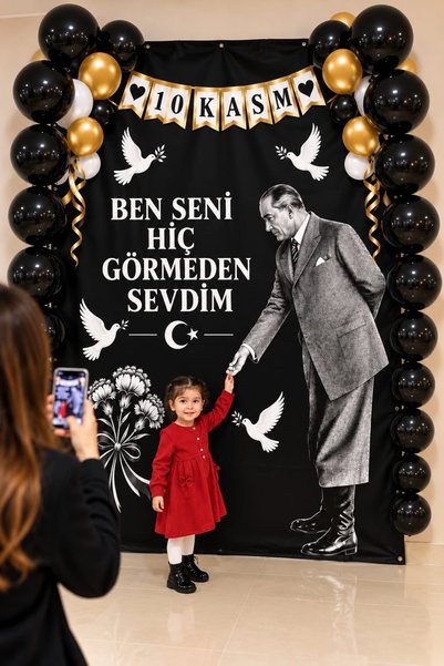 toreksan reklam 10 Kasım Atatürk’ü Anma Brandası 100x150 cm | Ben Seni Hiç Gö...