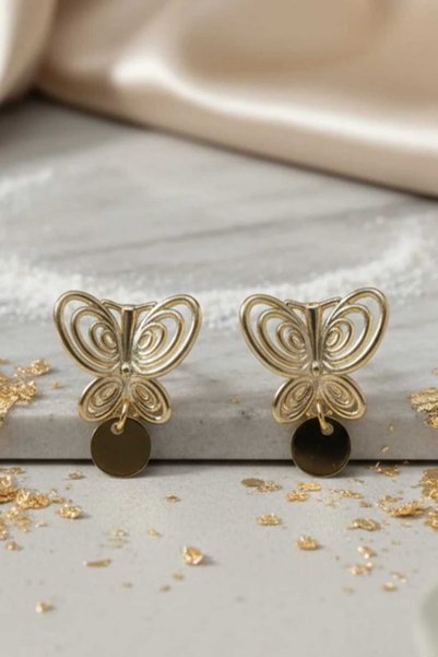 Zümrütoyuncakstore أقراط فوسون من متحف العذرية، أقراط ذهبية للنساء