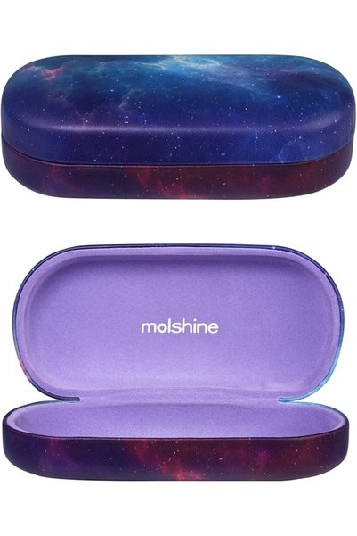 molshine Hard Sunglasses Case, Classic, Colourful and Large Hard Case Glasses...