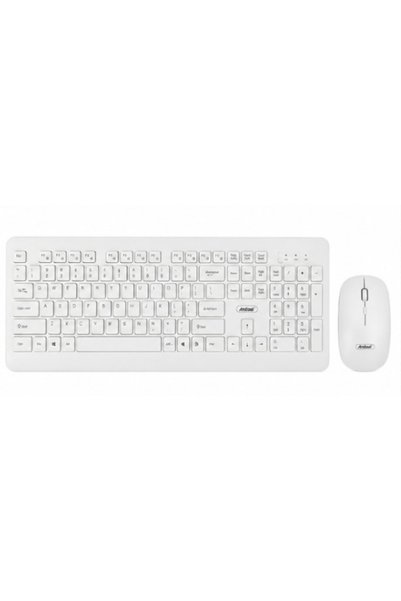 Mihai Set tastatură și mouse wireless de 2.4GHz cu indicator de baterie QK9000