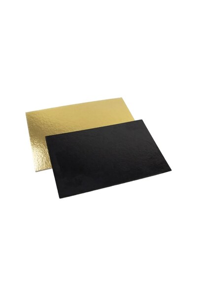 OEM Planșe Tort din Carton Aurii/Negre – Diverse Dimensiuni – 35x45 - 3MM - 2...
