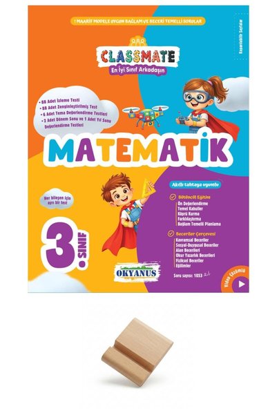 Okyanus Yayınları Okyanus 3. Sınıf Classmate Matematik Soru Bankası + Telefon...