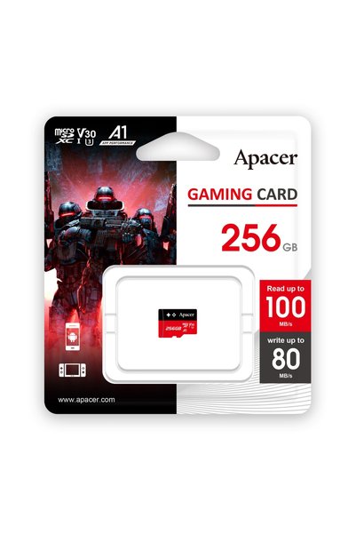 Apacer 256Gb Microsd Gaming Memory Card (Ap256Gmcsx10U7-Ragc)